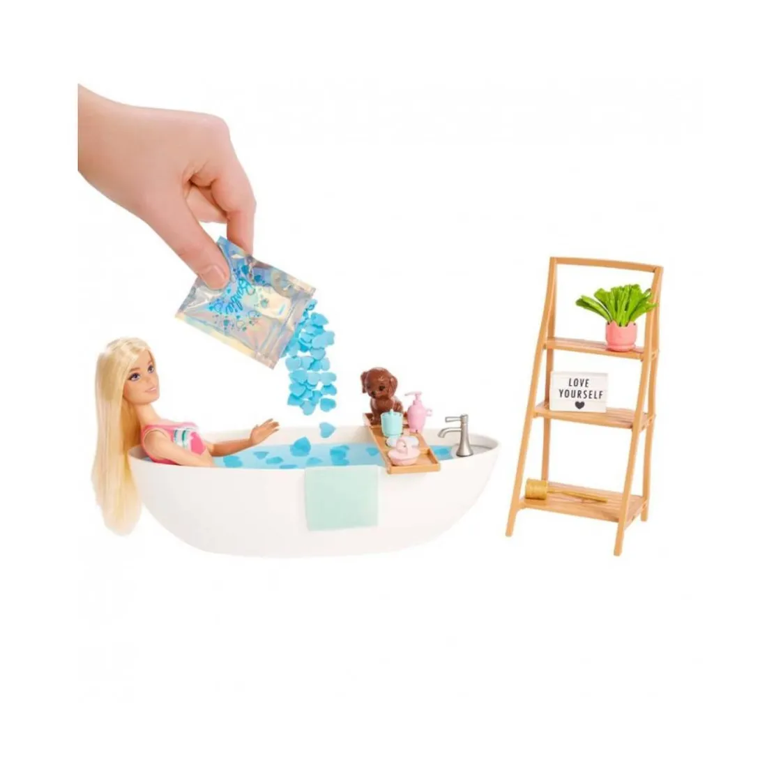 MATTEL Barbie - Playset muñeca y baño