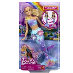 BARBIE - Sirena Flores Mágicas - Rubia* Muñecas