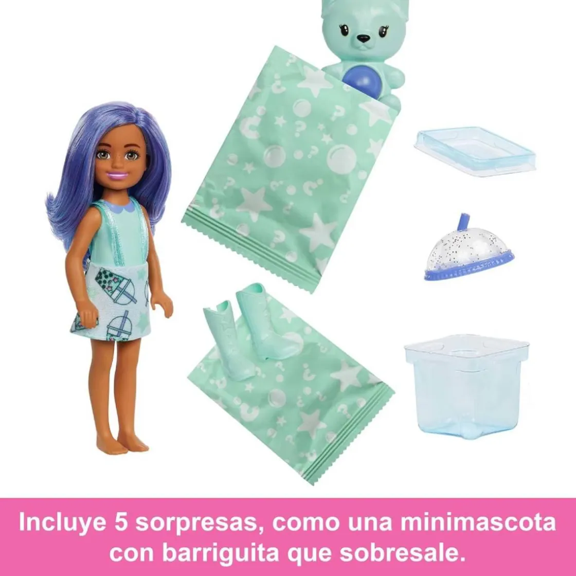 MATTEL Barbie Pop Reveal - Muñeca Chelsea Bubble Tea* Muñecas