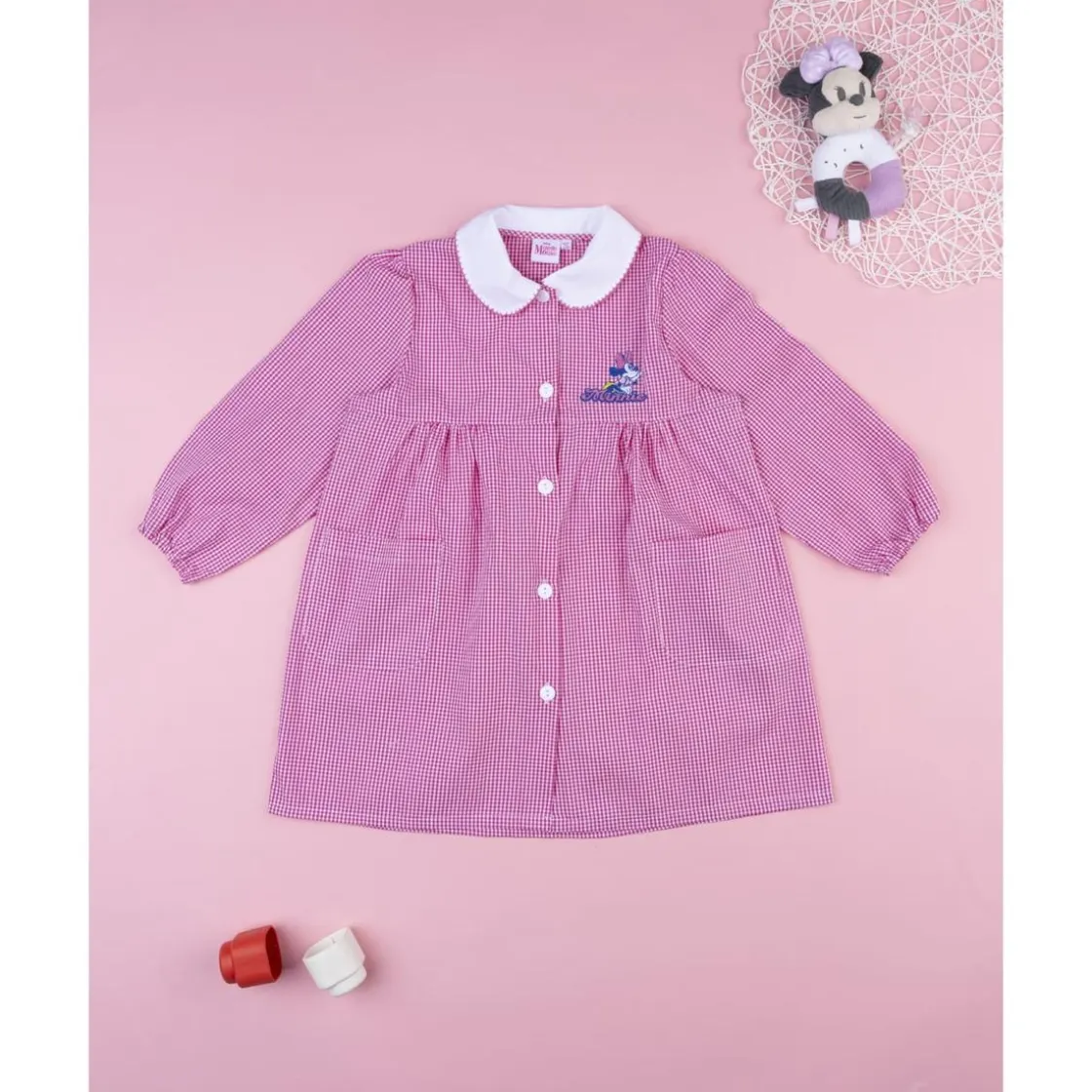Prenatal Bata escolar rosa de niña Minnie