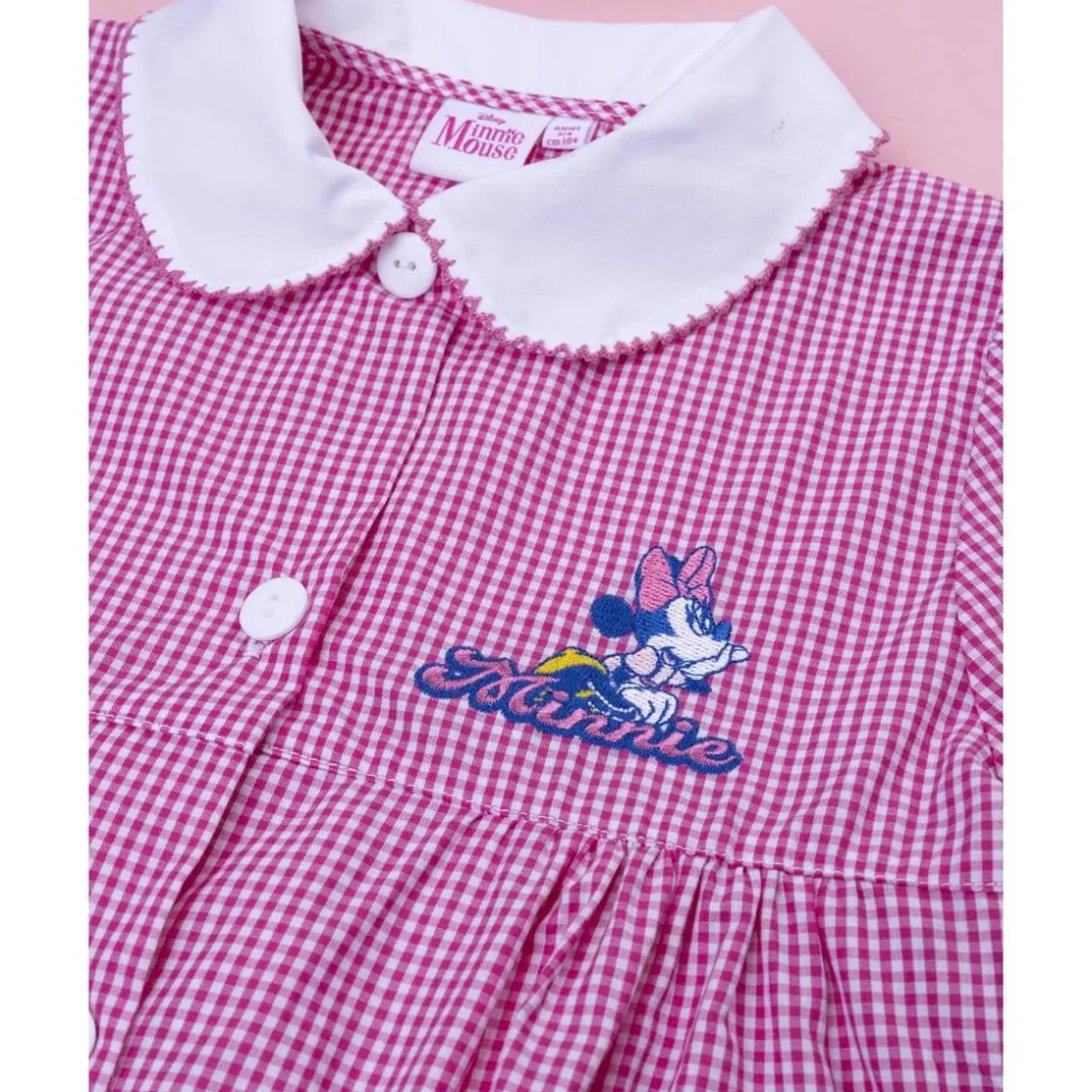 Prenatal Bata escolar rosa de niña Minnie