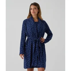 Prenatal Bata premamá azul con flores* Premamá·Íntimo Y Noche|Íntimo Y Noche·Batas