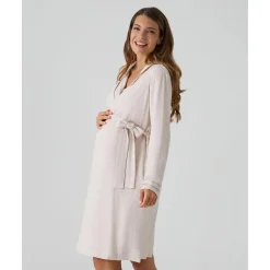 Prenatal Bata premamá beige punto efecto tricot