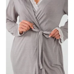 Prenatal Bata premamá de lactancia con encaje* Premamá·Íntimo Y Noche|Íntimo Y Noche·Batas