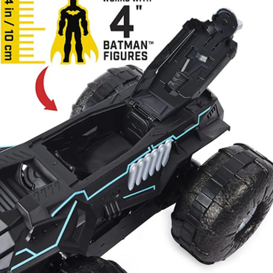 BATMAN - Batmóvil Todoterreno Radio Control* Vehículos Y Circuitos