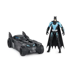 DC COMICS Batman - Batmóvil y figura 30 cm The Batman