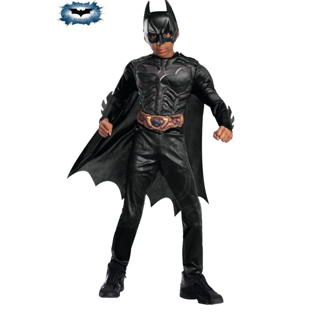 RUBIE'S Batman - Disfraz infantil Batman Black Line deluxe 5-7 años* Disfraces|Halloween