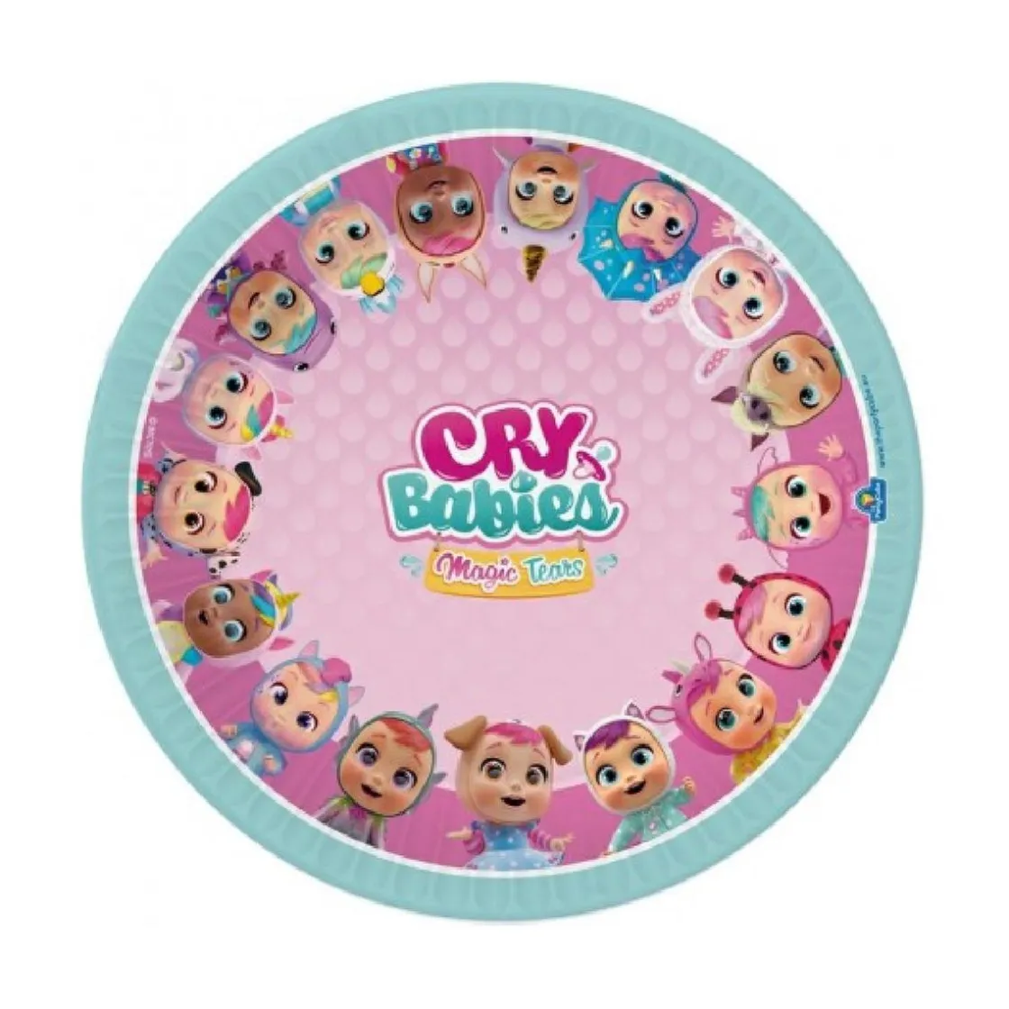 TOYS "R" US Bebés llorones - 8 Platos de Cartón 18 cm* Artículos De Fiesta Y Regalos