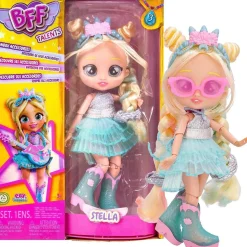BEBÉS LLORONES Bebés Llorones - Best Friends Forever Serie 3 Stella con pelo largo y 9 accesorios ㅤ