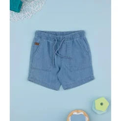 Prenatal Bermuda azul denim con bolsillos* Bebé Niño 3-36 Meses·Vaqueros, Pantalones Y Petos|Niño·Bebé Niño 3-36 Meses