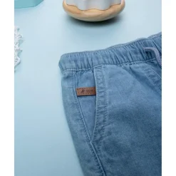 Prenatal Bermuda azul denim con bolsillos* Bebé Niño 3-36 Meses·Vaqueros, Pantalones Y Petos|Niño·Bebé Niño 3-36 Meses