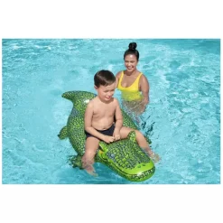 BESTWAY - Colchoneta cocodrilo Buddy Croc* Piscinas|Juguetes De Verano