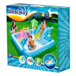BEST WAY Bestway - Piscina Infantil Hinchable con Tobogán - Acuario Fantástico (varios modelos)