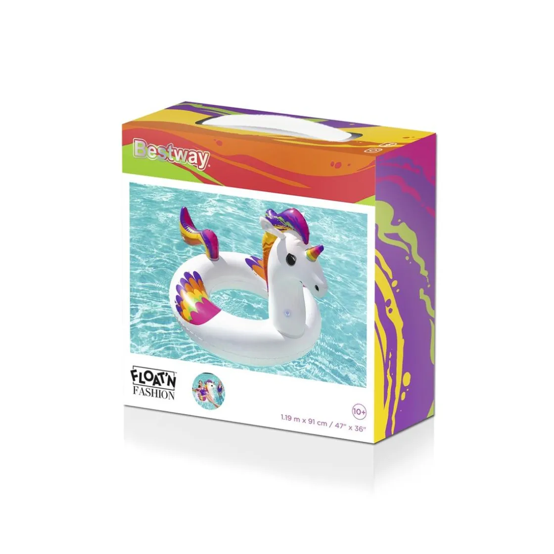 BEST WAY BestWay - Salvavidas inflable unicornio* Piscinas|Juguetes De Verano