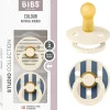 BIBS - Pack 2 chupetes Colour 6-12 meses - Ivory/steel blue* Biberones Y Chupetes·Chupetes