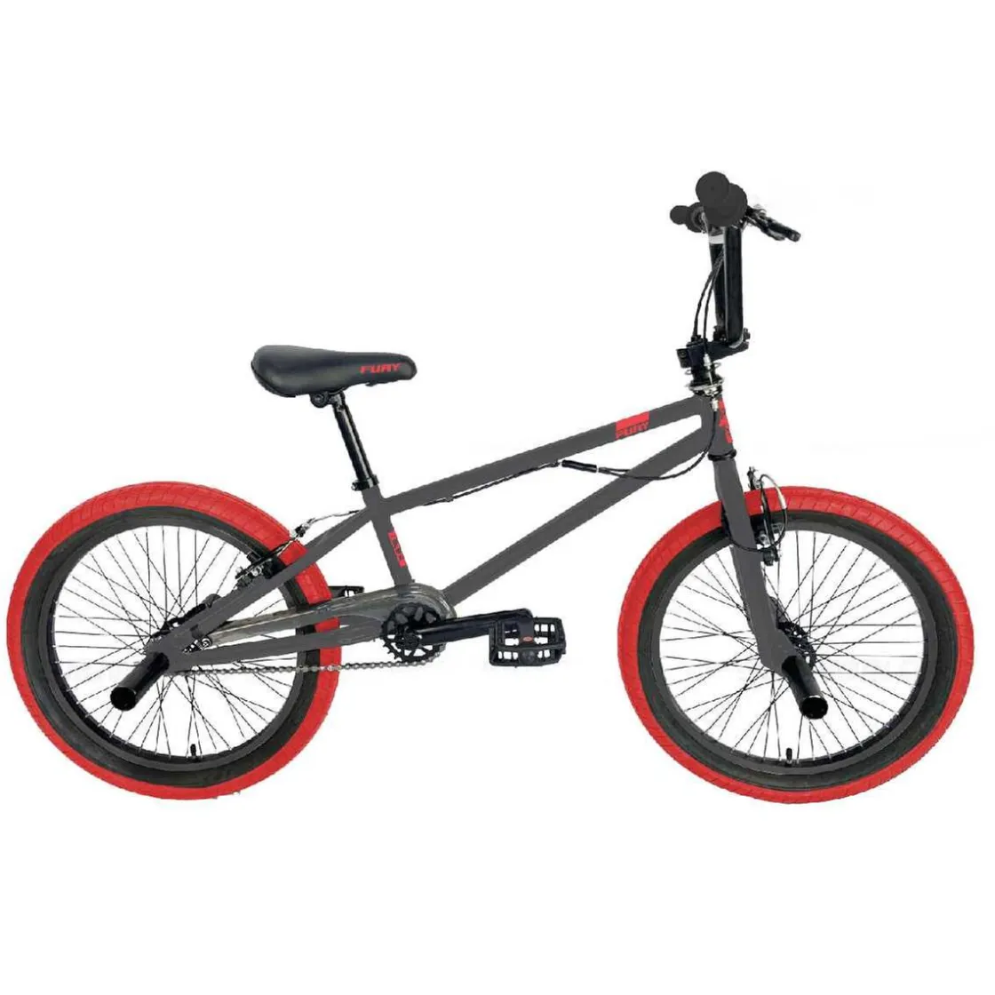M.C. Bicicleta BMX 20" Fury Freestyle Negra