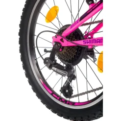 SUN&SPORT Bicicleta Neon LUNA 20” rosa con suspension