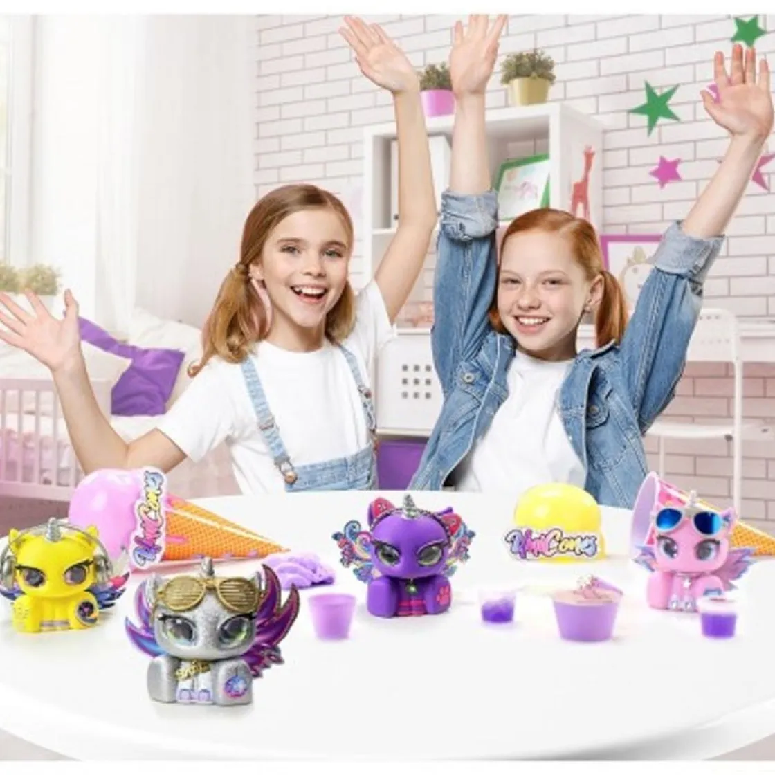 BIZAK - Helado sorpresa de unicornios con slime y tatuajes (Varios modelos) ㅤ* Coleccionables Y Mini Mundos