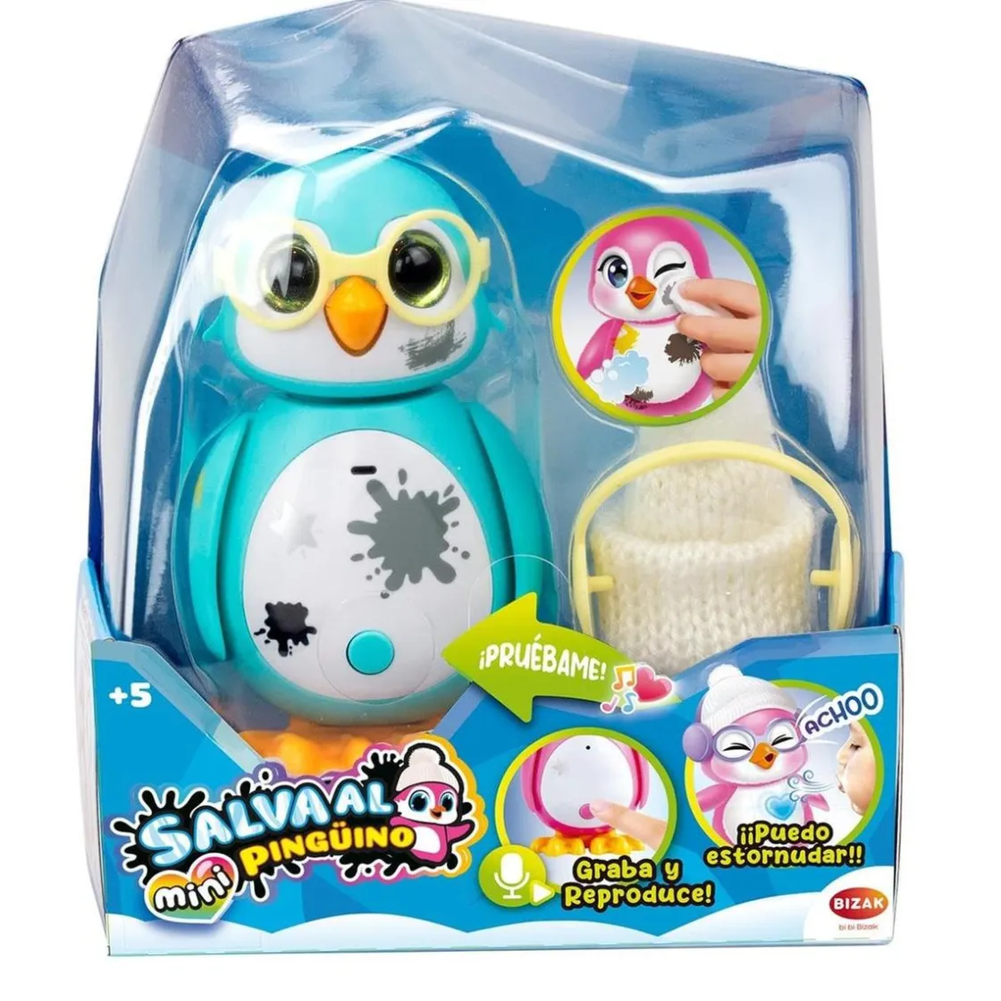 BIZAK - Mini Salva Al Pingüino (Varios modelos) ㅤ
