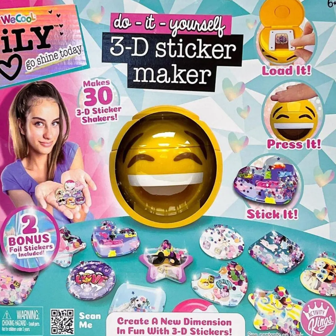 BIZAK - Máquina creativa para pegatinas 3D con fondos y gemas ㅤ