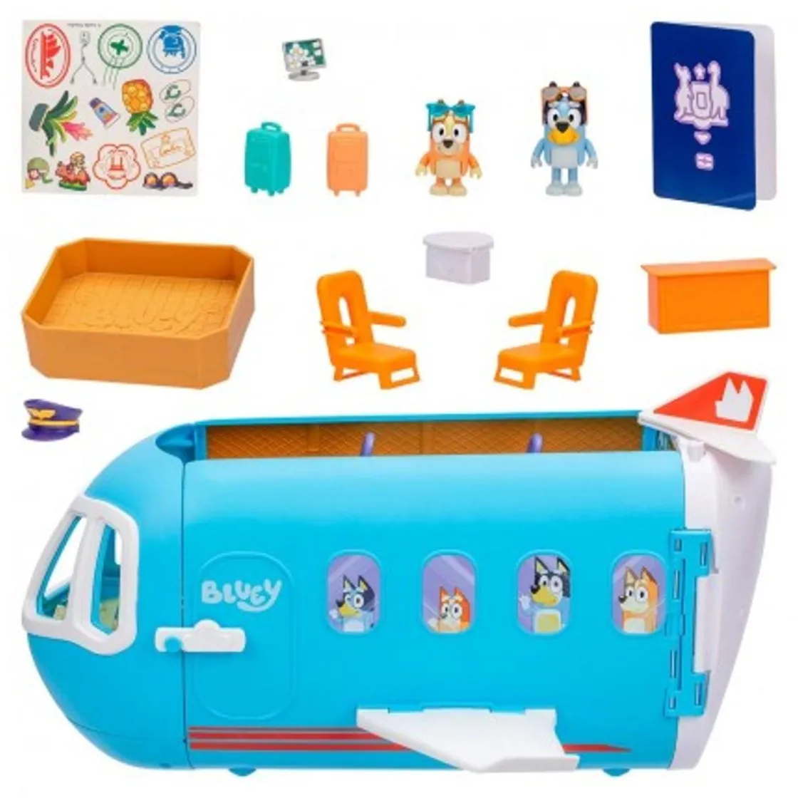 FAMOSA Bluey - Avión 3 en 1