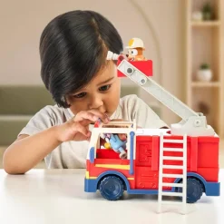 FAMOSA Bluey - Camión de bomberos con figuras