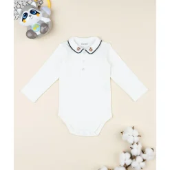 Prenatal Body bebé blanco con cuello navideño* Ropa Y Accesorios·Bodies|Recién Nacido·Ropa Y Accesorios