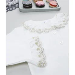 Prenatal Body bebé blanco con cuello bordado* Niña·Bebé Niña 3-36 Meses|Bebé Niña 3-36 Meses·Bodies