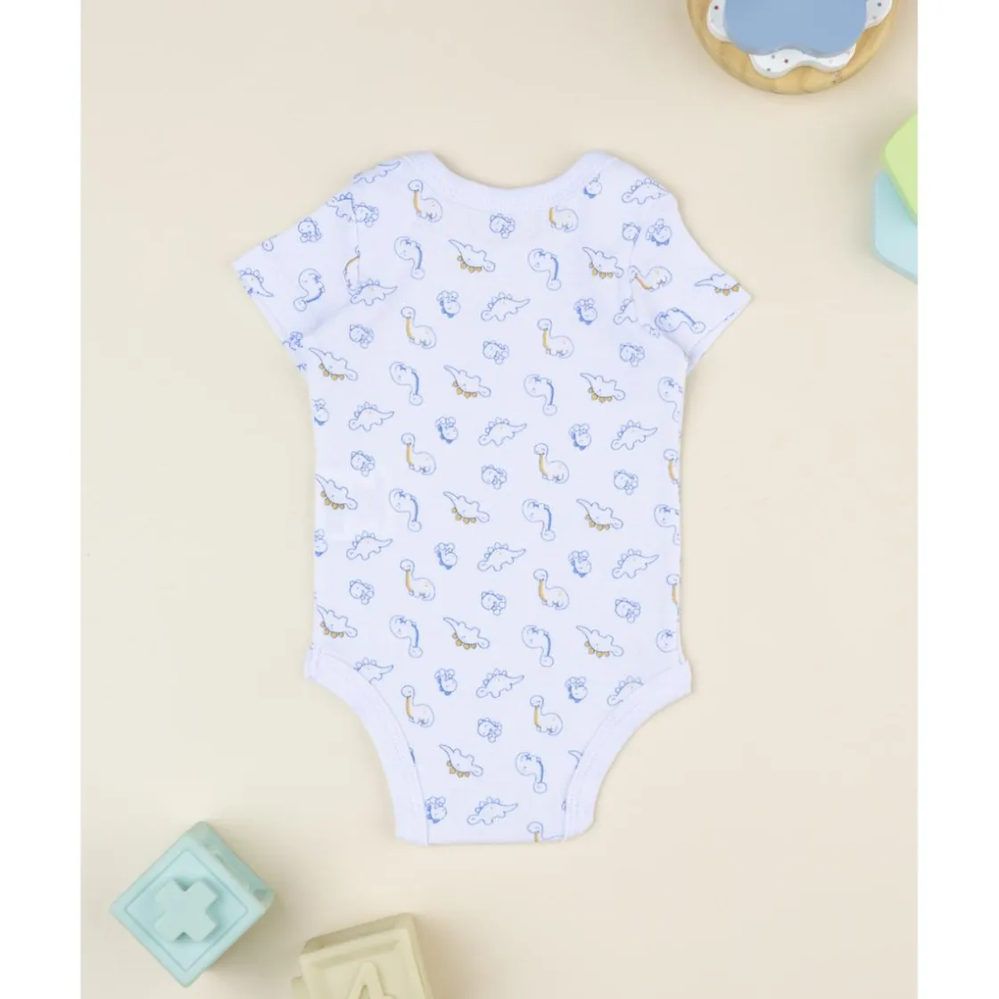 Prenatal Body bebé manga corta con estampado de dinosaurios