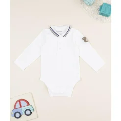 Prenatal Body blanco con patch de oso para niño* Ropa Y Accesorios·Bodies|Recién Nacido·Ropa Y Accesorios