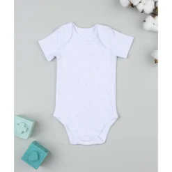 Prenatal Body de bebé blanco con estampado integral