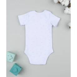 Prenatal Body de bebé blanco con estampado integral