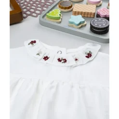 Prenatal Body de niña blanco con cuello bordado* Ropa Y Accesorios·Bodies|Recién Nacido·Ropa Y Accesorios