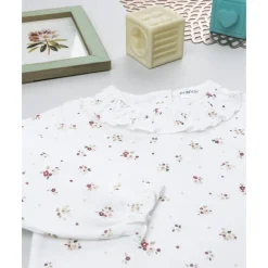 Prenatal Body de niña blanco con florecitas* Niña·Bebé Niña 3-36 Meses|Bebé Niña 3-36 Meses·Bodies