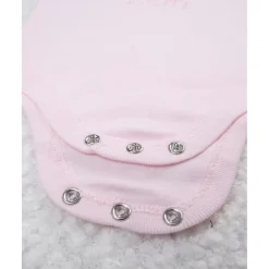 Prenatal Body niña rosa de manga corta