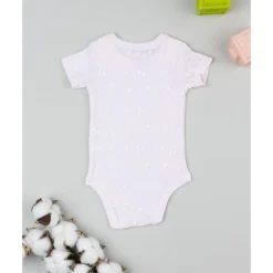 Prenatal Body rosa de manga corta para bebé con estampado de flores* Ropa Y Accesorios·Bodies|Recién Nacido·Ropa Y Accesorios