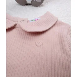 Prenatal Body rosa de manga larga para niña* Niña·Bebé Niña 3-36 Meses|Bebé Niña 3-36 Meses·Bodies