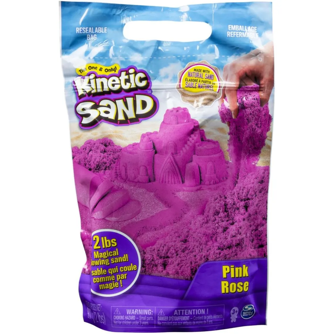 SPIN MASTER Bolsa arena Kinetic Sand rosa* Figuras De Acción