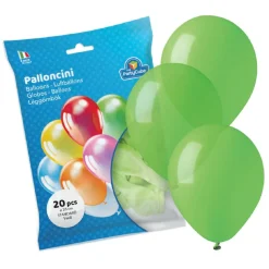 TOYS "R" US Bolsa con 20 globos verdes medianos