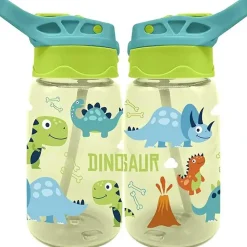 CLASSICS REVOLUTION, S.L. Botella cantimplora infantil de tritan 500ml con diseño de dinosaurio* Material Escolar