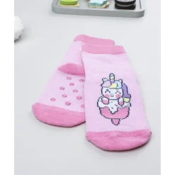Prenatal Calcetines antideslizantes niña rosa unicornio