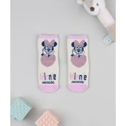 Prenatal Calcetines antideslizantes Minnie rosa para niña