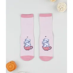 Prenatal Calcetines antideslizantes niña rosa con gatos* Calzado Y Accesorios·Accesorios Y Complementos