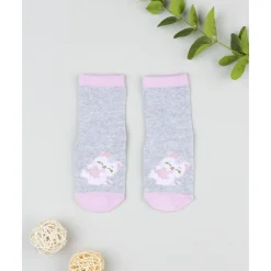Prenatal Calcetines antideslizantes niña gris con gatito* Calzado Y Accesorios·Accesorios Y Complementos