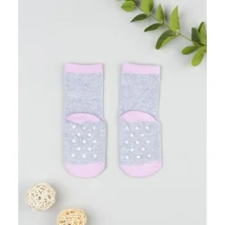 Prenatal Calcetines antideslizantes niña gris con gatito* Calzado Y Accesorios·Accesorios Y Complementos