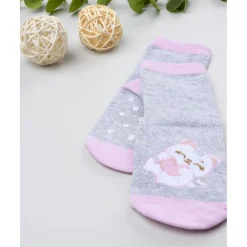 Prenatal Calcetines antideslizantes niña gris con gatito* Calzado Y Accesorios·Accesorios Y Complementos