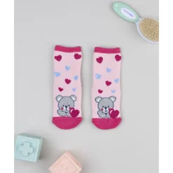 Prenatal Calcetines antideslizantes de niña rosa con ositos* Calzado Y Accesorios·Accesorios Y Complementos