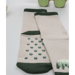 Prenatal Calcetines antideslizantes niño marrones con osos