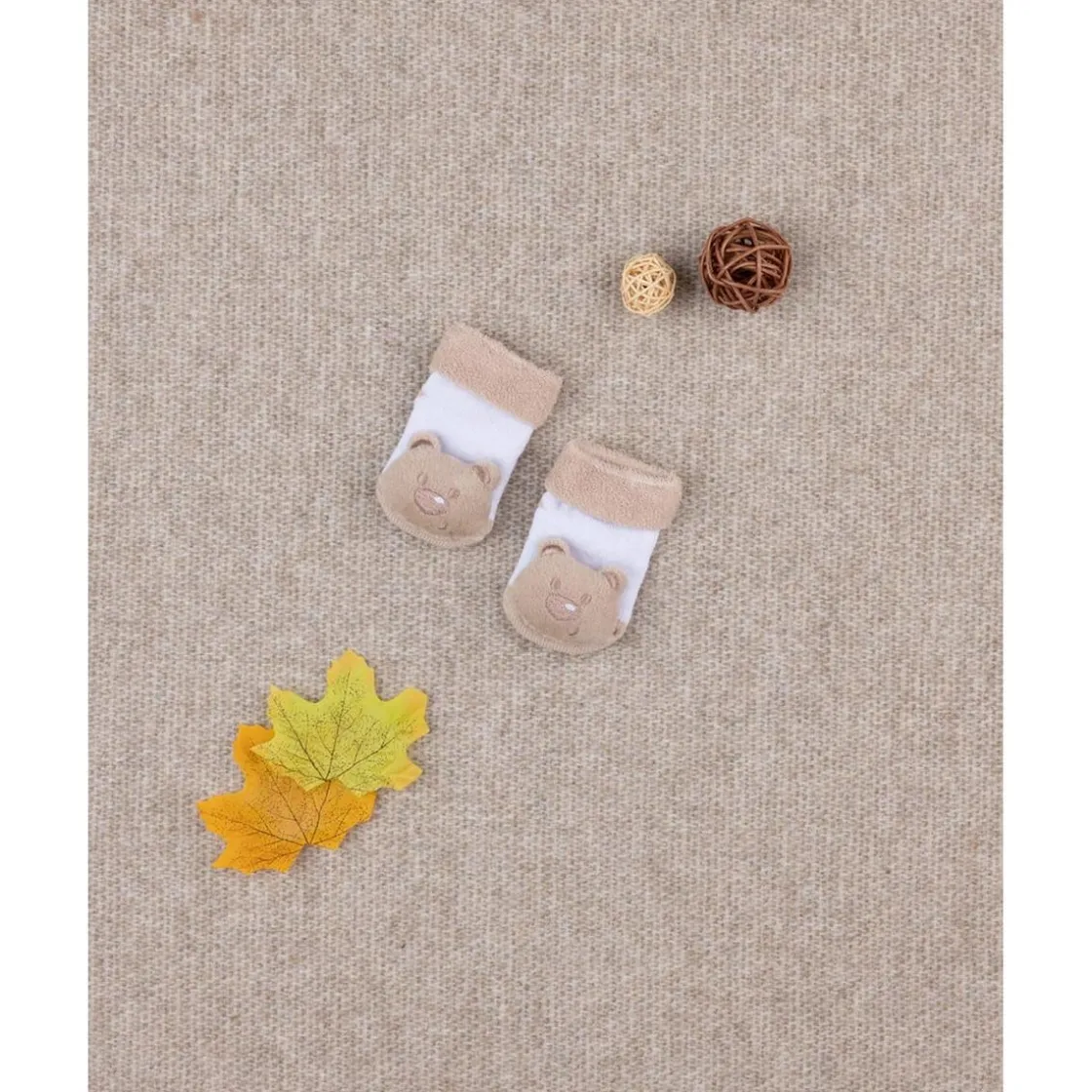 Prenatal Calcetines Sonajero Bebé "Oso"