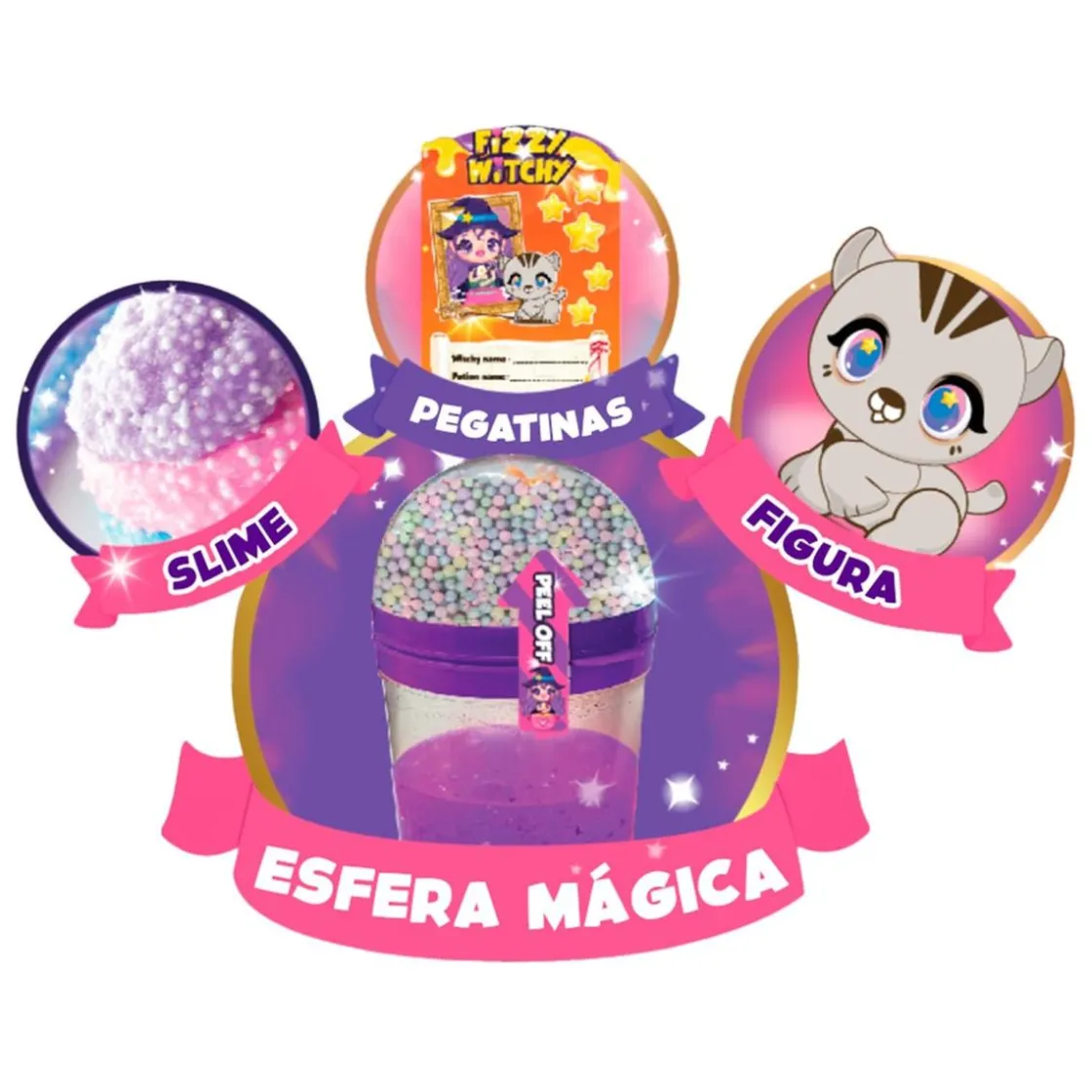 BIZAK Caldero Hechicero - Mascota encantada (Varios Modelos)* Arte Y Manualidades